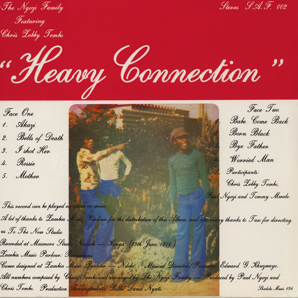 Ngozi Family Featuring Chrissy Zebby Tembo - Heavy Connection | Shadoks Music (SHADOKS 194)