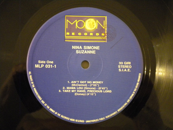 Nina Simone - Suzanne | Moon Records (MLP 031-1) - 3 Nina Simone - Suzanne | Moon Records (MLP 031-1) - 3