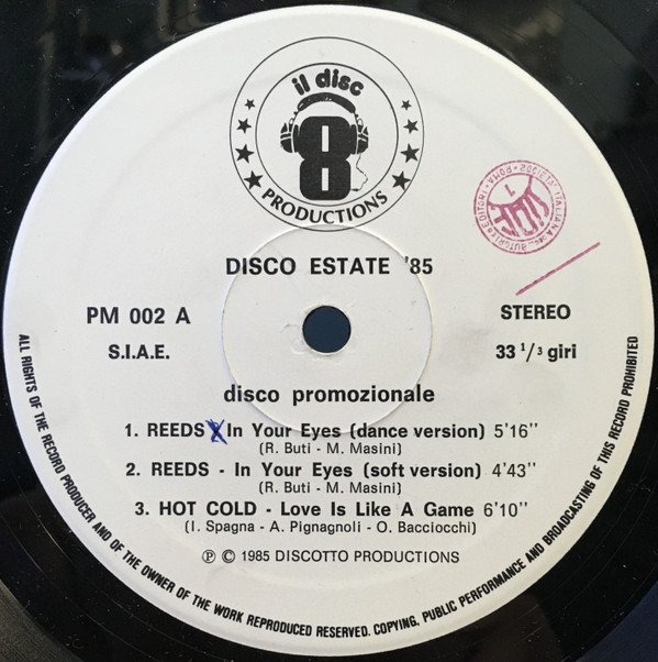Various - Disco Estate '85 | Il Discotto Productions (PM 002)