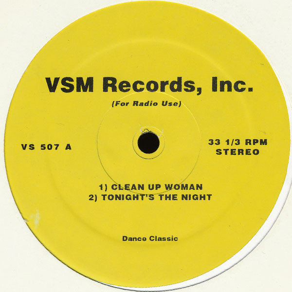 Betty Wright / Stevie Wonder / GQ - Clean Up Woman / Tonight’s The Night /  All I Do / I Do Love You | VSM Records, Inc. (VS 507) - main