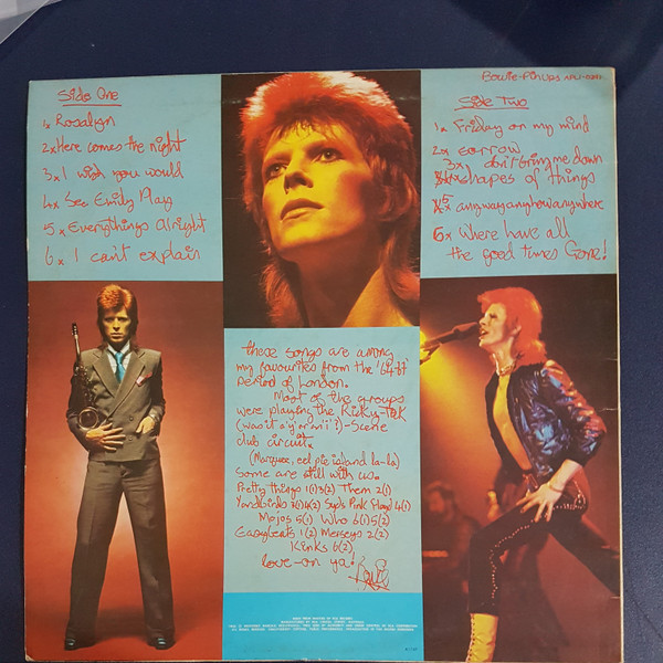 David Bowie - Pinups | RCA Victor (APL1-0291) - 3