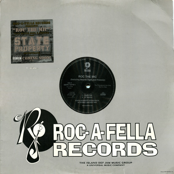 Beanie Sigel And Freeway - Roc The Mic | Roc-A-Fella Records (DEFR 15476-1)