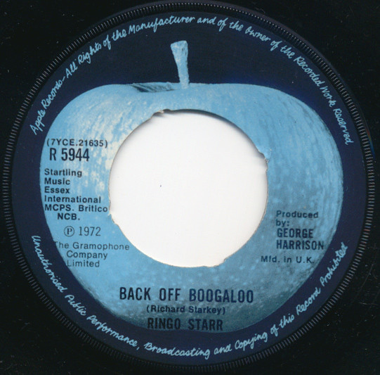 Ringo Starr - Back Off Boogaloo | Apple Records (R 5944) - 3