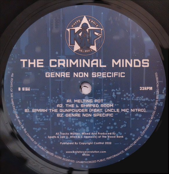 The Criminal Minds - Genre Non Specific | Kniteforce Records (KF226) - 4 The Criminal Minds - Genre Non Specific | Kniteforce Records (KF226) - 4