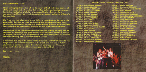 Arena - Welcome To The Stage | Verglas Music (VGCD009) - 4 Arena - Welcome To The Stage | Verglas Music (VGCD009) - 4