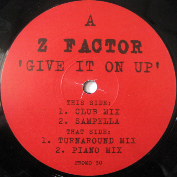 Z Factor - Give It On Up | Z Records (PROMO 30)