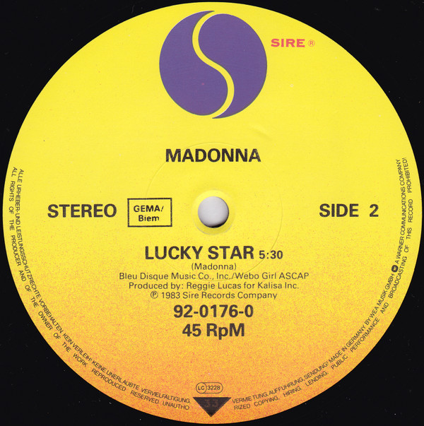 Madonna - Holiday | Sire (92-0176-0) - 4