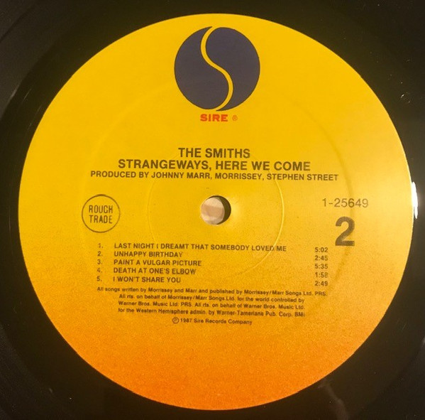 The Smiths - Strangeways, Here We Come | Sire (1-25649) - 4 The Smiths - Strangeways, Here We Come | Sire (1-25649) - 4