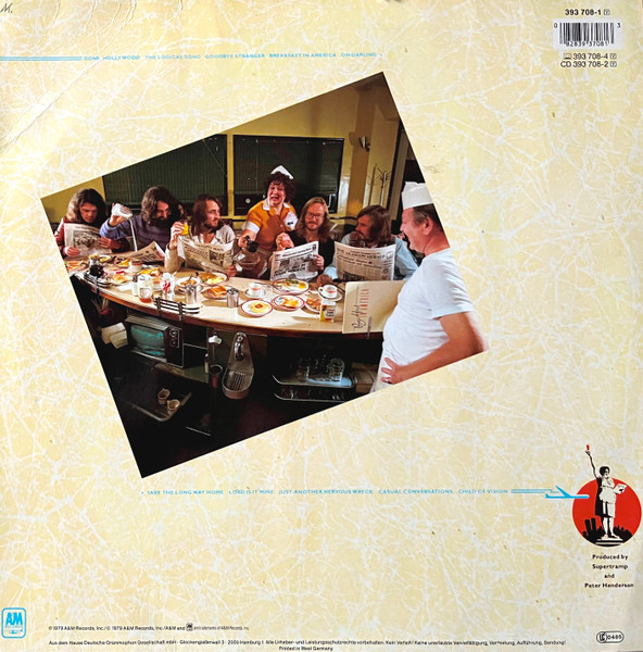 Supertramp - Breakfast In America | A&M Records (393 708-1) - 2 Supertramp - Breakfast In America | A&M Records (393 708-1) - 2