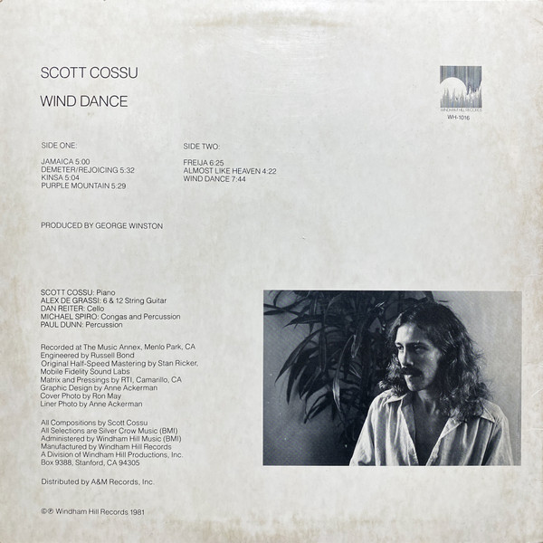 Scott Cossu - Wind Dance | Windham Hill Records (WH-1016) - 2 Scott Cossu - Wind Dance | Windham Hill Records (WH-1016) - 2