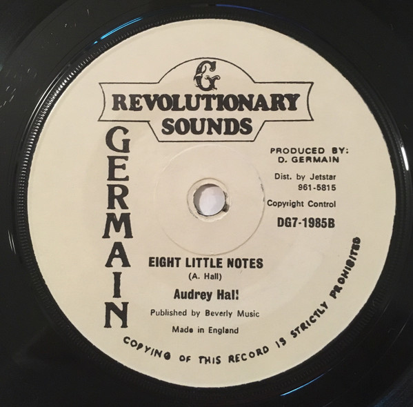 Audrey Hall - One Dance Won't Do | Germain Records (DG7-1985) - 2