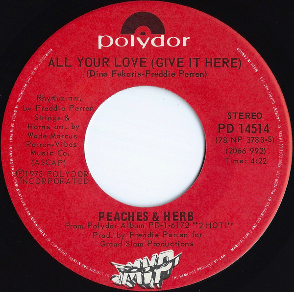Peaches & Herb - Shake Your Groove Thing | Polydor (PD 14514) - 2