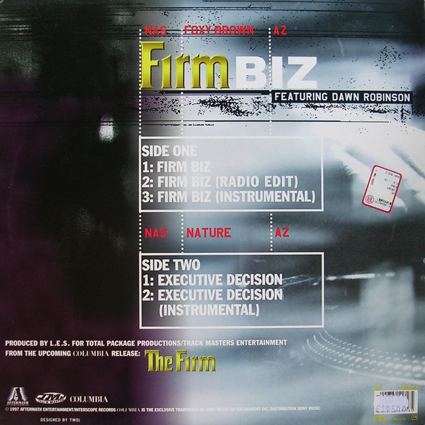 The Firm Featuring Dawn Robinson - Firm Biz | Columbia (665161 6)