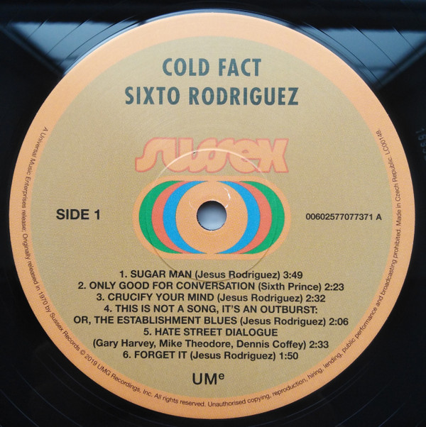 Sixto Rodriguez - Cold Fact | UMe (00602577077371) - 2
