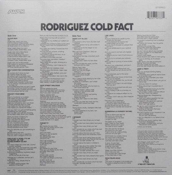 Sixto Rodriguez - Cold Fact | UMe (00602577077371) - main