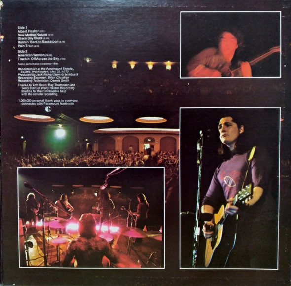 The Guess Who - Live At The Paramount | Nimbus 9 (LSPX-4779) - 3