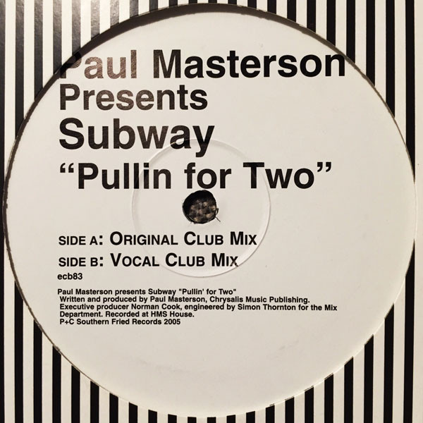 Paul Masterson Presents Subway - Pullin' For Two | Southern Fried Records (ECB83) - 2 Paul Masterson Presents Subway - Pullin' For Two | Southern Fried Records (ECB83) - 2