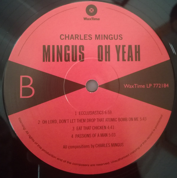 Charles Mingus - Oh Yeah | WaxTime (772184) - 4