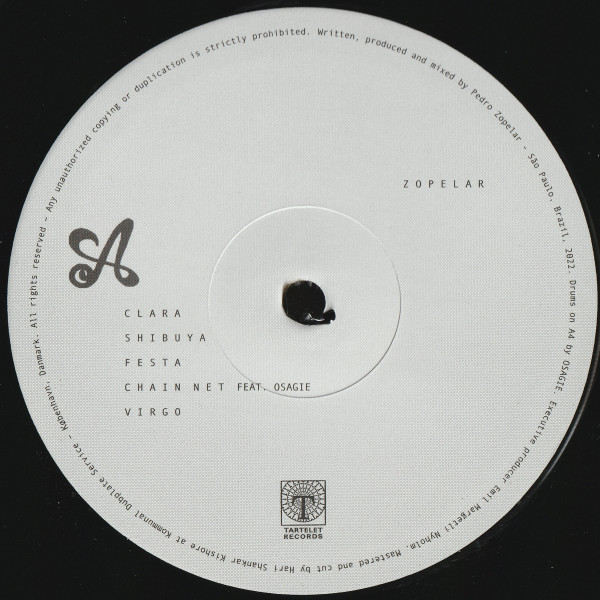 Zopelar - Charme | Tartelet Records (TARTALB018) - 3 Zopelar - Charme | Tartelet Records (TARTALB018) - 3