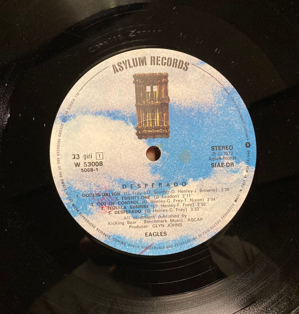 Eagles - Desperado | Asylum Records (W 53008) - 3 Eagles - Desperado | Asylum Records (W 53008) - 3