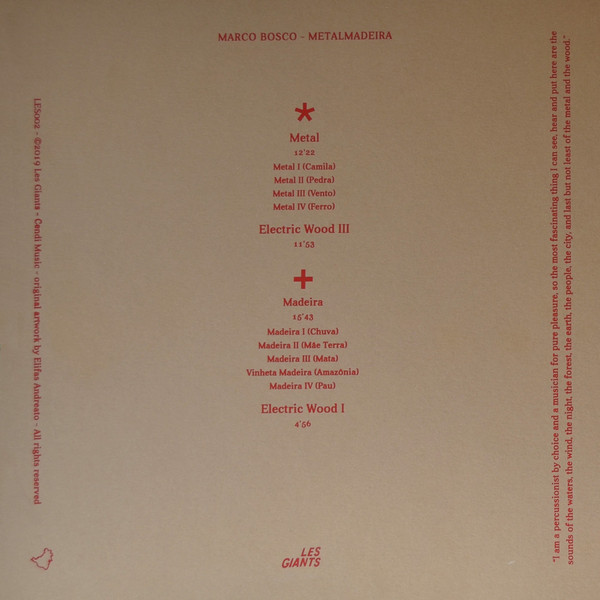 Marco Bosco - Metalmadeira | Les Giants (LES002) - 2