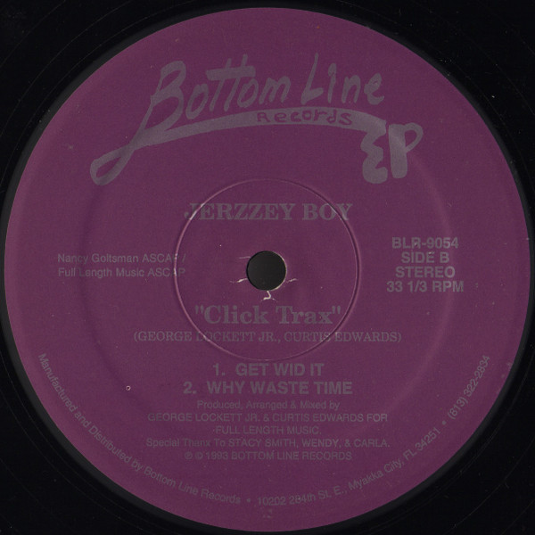 Jerzzey Boy - Click Trax | Bottom Line Records (BLR-9054) - 2