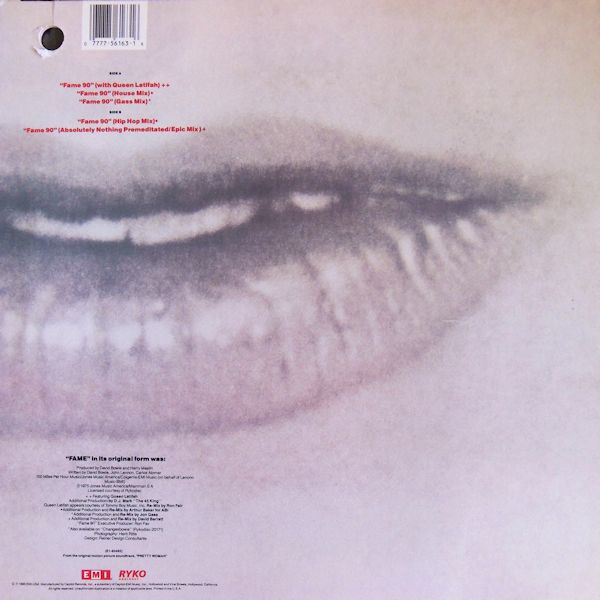 David Bowie - Fame 90 | EMI USA (V-56163) - 2