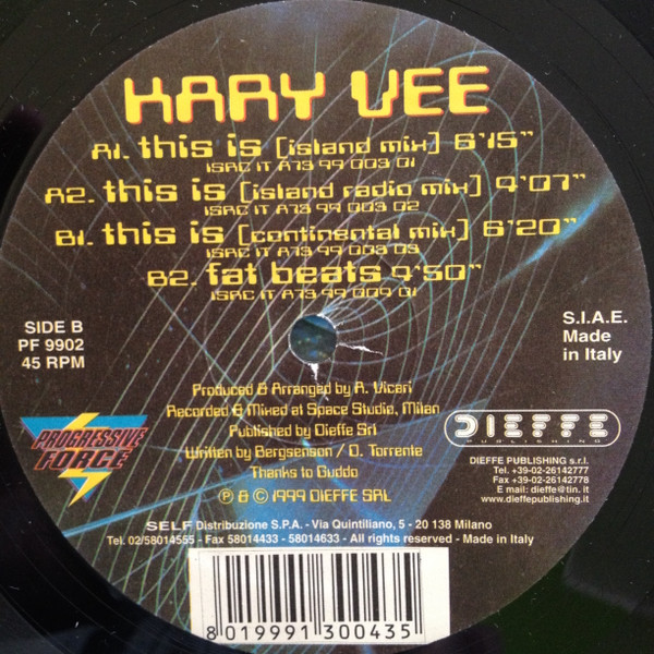 Kary Vee - This Is | Progressive Force (PF 9902) - 3 Kary Vee - This Is | Progressive Force (PF 9902) - 3