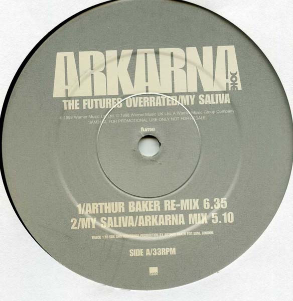 Arkarna - The Futures Overrated / My Saliva | Fume (SAM3182) - 3 Arkarna - The Futures Overrated / My Saliva | Fume (SAM3182) - 3