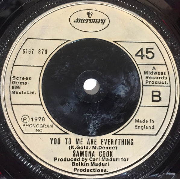 Samona Cooke - One Night Affair | Mercury (6167 670) - 2