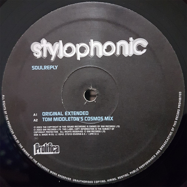 Stylophonic - Soulreply | Prolifica (12PR 013) - 3