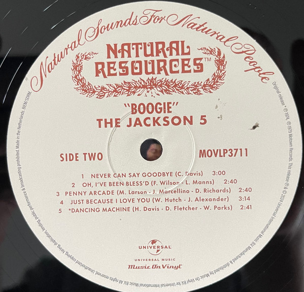 The Jackson 5 - Boogie | Music On Vinyl (MOVLP3711) - 3