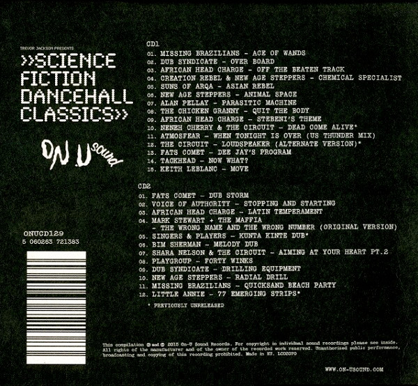 Various - Trevor Jackson Presents Science Fiction Dancehall Classics | On-U Sound (ONUCD129) - 2