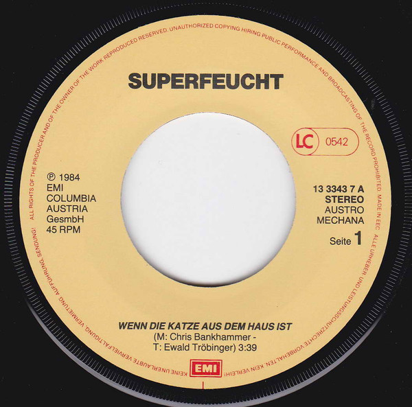 Superfeucht - ...Wenn Die Katze Aus Dem Haus Ist | Columbia (12C 13 3343 7) - 3