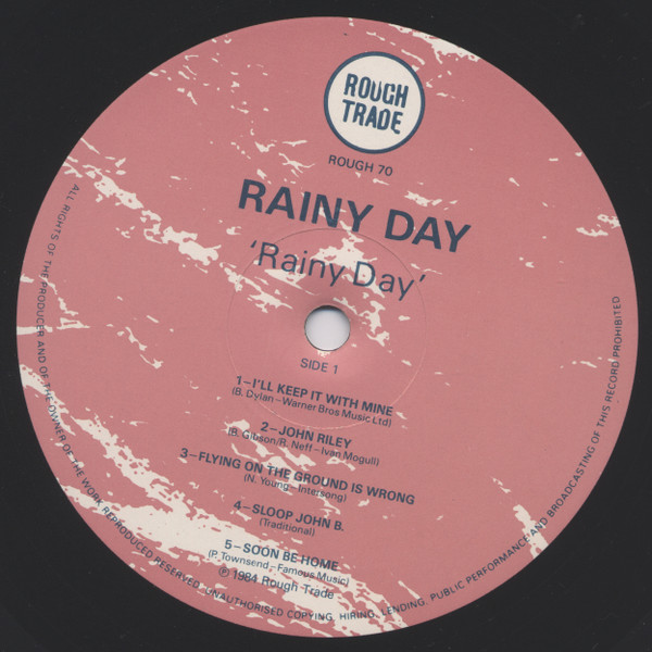 Rainy Day - Rainy Day | Rough Trade (ROUGH 70) - 3