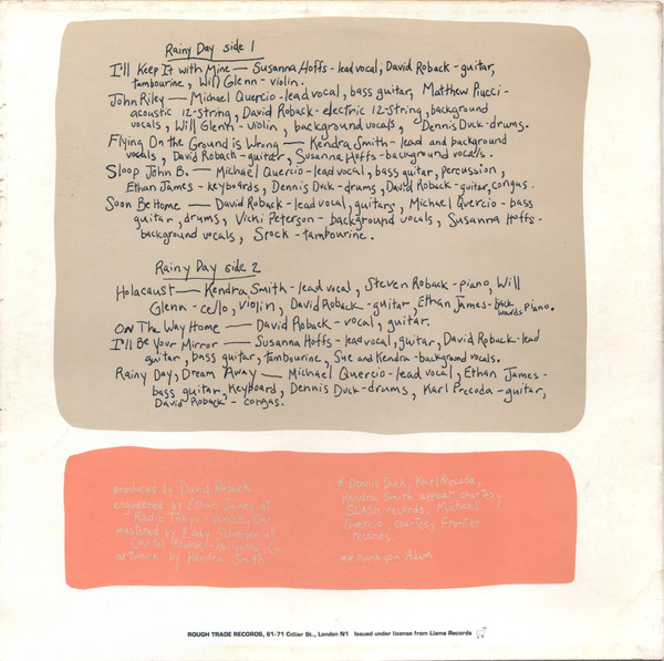 Rainy Day - Rainy Day | Rough Trade (ROUGH 70) - 2