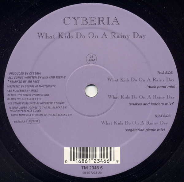 Cyberia - What Kids Do On A Rainy Day | Third Mind Records (TM 2346 6) - 2