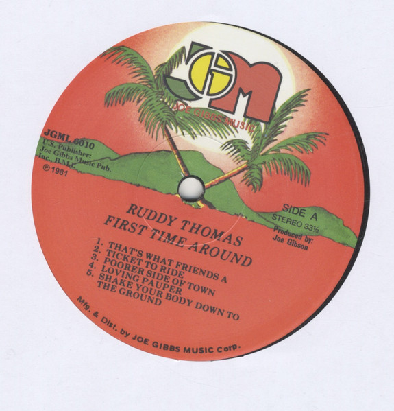 Ruddy Thomas - First Time Around | Joe Gibbs Music (JGML 6010) - 3