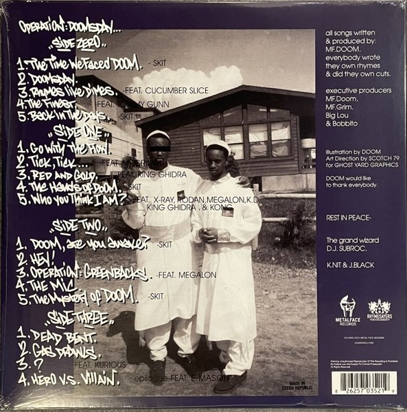 MF Doom - Operation: Doomsday | Metal Face Records (826257035219) - 2