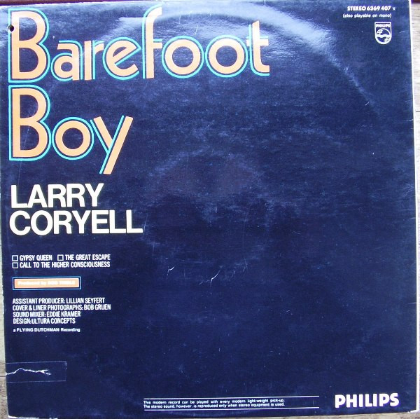 Larry Coryell - Barefoot Boy | Philips (6369 407) - 4