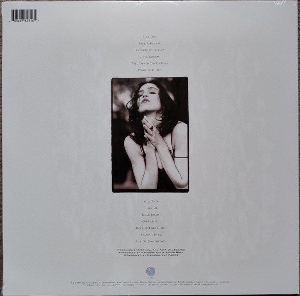 Madonna - Like A Prayer | Sire (RCV5 25844) - 2