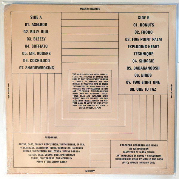 Joe Harrison - Shadowboxing | Madlib Invazion (MILS007) - 2