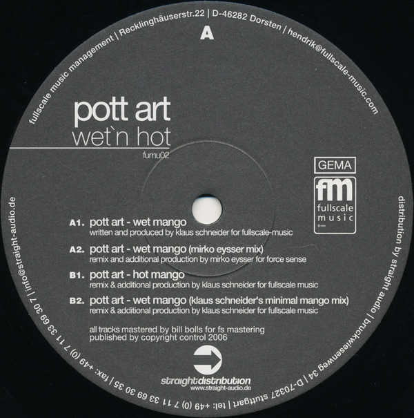 Pott Art - Wet'n Hot | Fullscale Music (fumu02)
