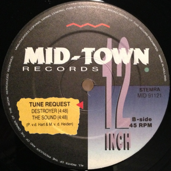 Tune Request - Motherfucker | Mid-Town Records (MID 91121) - 4 Tune Request - Motherfucker | Mid-Town Records (MID 91121) - 4