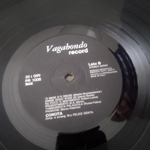 Concita - Concita | Vagabondo Hi-Fi Record (PR 1006) - 3 Concita - Concita | Vagabondo Hi-Fi Record (PR 1006) - 3