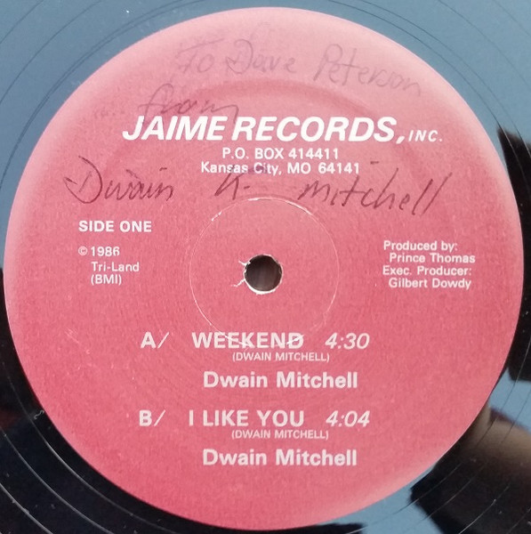 Dwain Mitchell - Weekend | Jaime Records (none) Dwain Mitchell - Weekend | Jaime Records (none)