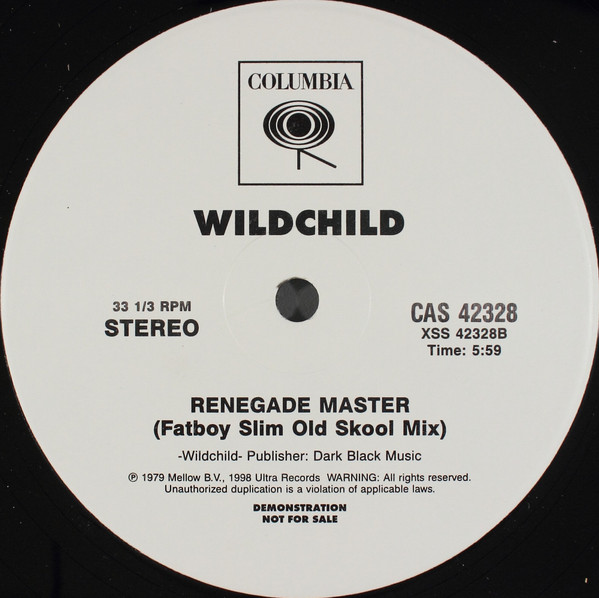Sparks / Wildchild - Beat The Clock / Renegade Master | Columbia (CAS 42328) - 2 Sparks / Wildchild - Beat The Clock / Renegade Master | Columbia (CAS 42328) - 2