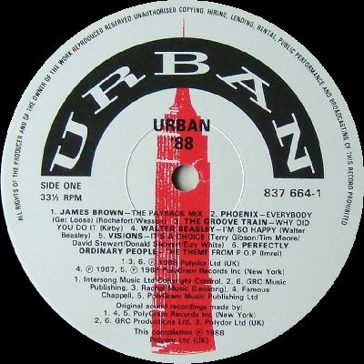 Various - Urban '88 | Urban (837 664-1) - 3