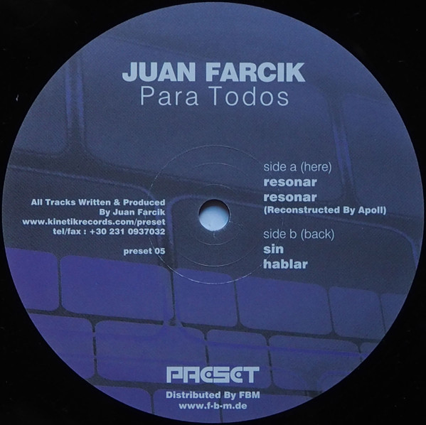 Juan Farcik - Para Todos | Preset (Preset 05)