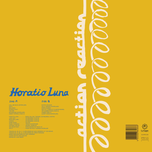 Horatio Luna - Action Reaction | La Sape Records (SAPE035) - 2